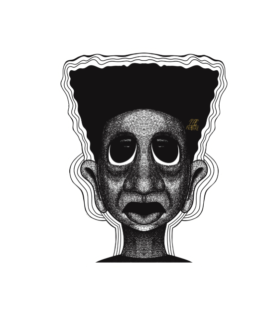 Glow in the dark Jelani sticker