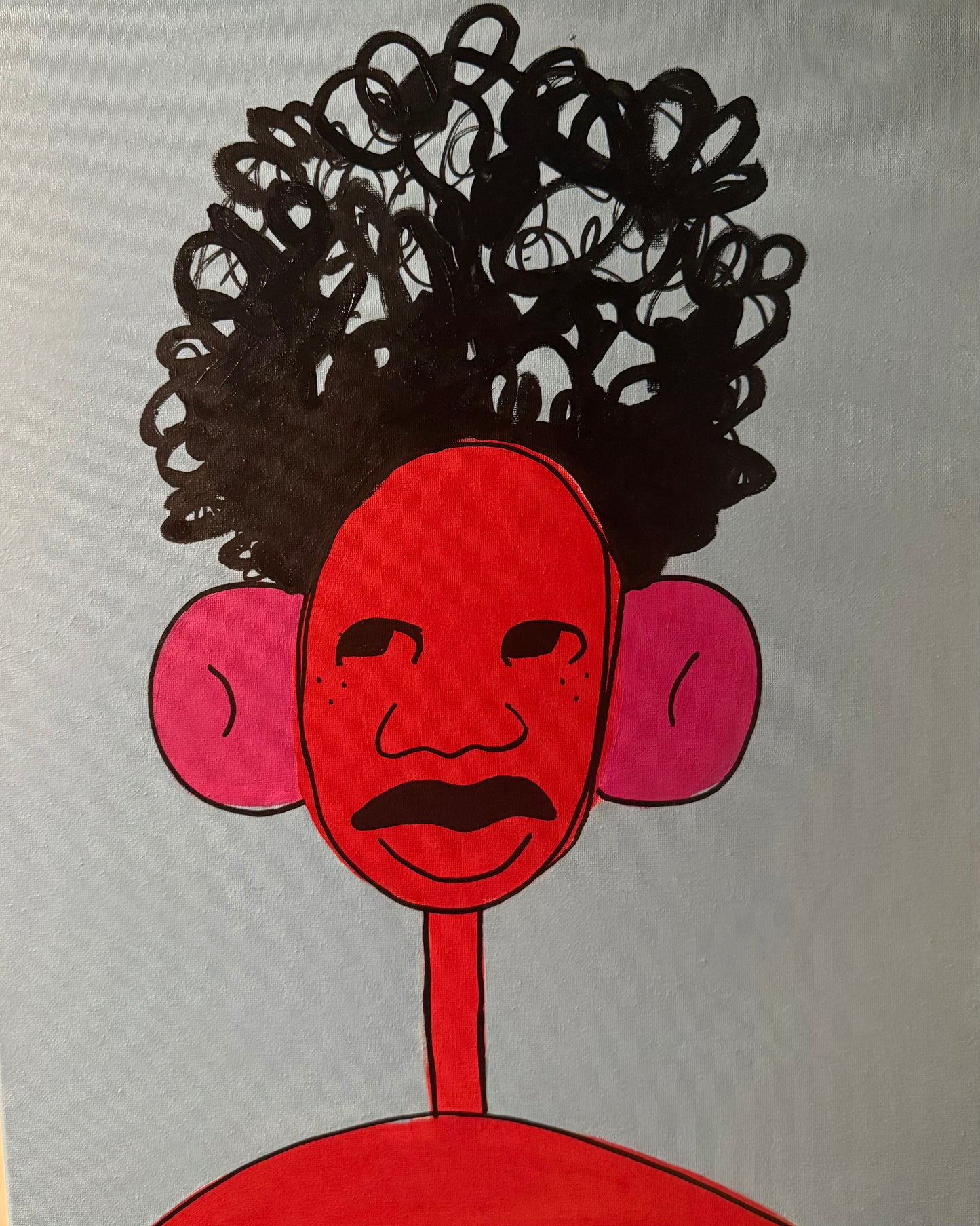 Doodle Gaze Canvas Print